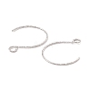 Tarnish Resistant 316 Surgical Stainless Steel Earring Hooks X-STAS-D183-03P-01-3