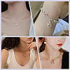 6Pcs 2 Colors Eco-Friendly Brass Pendants KK-BBC0024-64-6