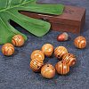 Round Wood Beads WOOD-PH0008-55A-4