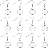 60Pcs 304 Stainless Steel Earring Hooks STAS-BBC0009-93A-7