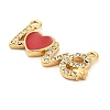 304 Stainless Steel Crystal Rhinestone Pendants STAS-P385-06G-2