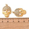 304 Stainless Steel Rhinestone Pendants RB-CBA9088-04G-C-3