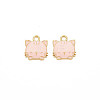Eco-Friendly Zinc Alloy  Pendants ENAM-R051-01-02G-01-NR-3