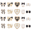 20Pcs 10 Styles Alloy Enamel Pendants ENAM-SC0006-09-1
