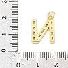 Brass Micro Pave Cubic Zirconia Pendants KK-V014-01G-14-3