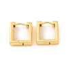 Brass Hoop Earrings for Women EJEW-U015-03G-1