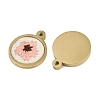 304 Stainless Steel & Embroidered Pendants SA-CBA1ED9-04G-01-2