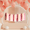 Aluminum Foil Tassels Hanging Garland Banner DIY-WH20011-29A-5