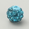 Rhinestone Pave Disco Ball Beads RB-TAC0002-02B-09-1