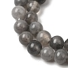 Natural Gemstone Cloudy Quartz Round Bead Strands X-G-O021-8mm-03B-3