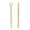 Brass Huggie Hoop Earrings EJEW-JE04257-2