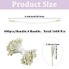 Gypsum with Cotton Cord Artificial Flower Core DIY-WH20007-36A-07-2