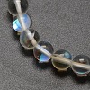 Synthetic Moonstone Beads Strands G-F143-8mm-03-3