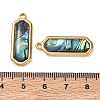 Natural Paua Shell Pendants SH-CBA11D7-32B-G-3
