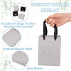 3Pcs Square Paper Jewelry Display Cases CON-TA0001-39E-02-5