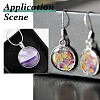 20Pcs Transparent Glass Cabochons GGLA-FH0001-05-5