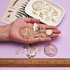 32Pcs 8 Style Alloy Jewelry Pendants FIND-PJ0001-04-5