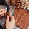 4Pcs Rectangle PU Leather Bag Handles Protective Sleeve FIND-GF0006-48A-3