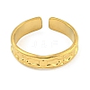 304 Stainless Steel Open Cuff Ring for Women LS-RJEW-S406-01G-01-2