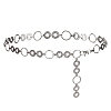 Alloy Ring Link Chain Waist Belly Chains for Women FS-WGC2DCA-02-2