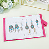 Portable PU Leather Earring Display Book EDIS-WH20011-01D-3