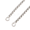 Brass Box Chain Bracelet Making KK-CBADBBF-01P-3