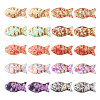 50Pcs 10 Colors Synthetic Turquoise Beads TURQ-TA0001-08-2