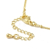 Brass Micro Pave Clear Cubic Zirconia Pendants Necklaces NJEW-K269-05G-01-3