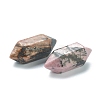 Faceted No Hole Natural Rhodonite Healing Stones LS-G-K034-20mm-14-2