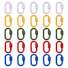 5Pcs 5 Colors Baking Paint Alloy Screw Locking Carabiners FIND-FI0001-12-1