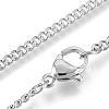 Non-Tarnish 304 Stainless Steel Necklace LS-MAK-K004-11P-2