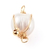 Natural Cultured Freshwater Pearl Pendants PALLOY-JF00673-04-2