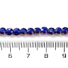 Electroplate Glass Beads Strands LS-EGLA-A040-01G-4