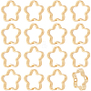 60Pcs Rack Plating Alloy Bead Frames FIND-BBC0002-34-1