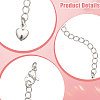 12Pcs 2 Styles  Brass Chain Extender KK-CA0003-75-4