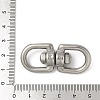 Non-Tarnish 304 Stainless Steel 8 Shape Swivel Clasps STAS-S127-03P-02-3