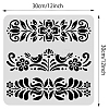 Large Plastic Reusable Drawing Painting Stencils Templates DIY-WH0172-784-2