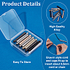 12Pcs 6 Colors Alloy Cord End FIND-ME0001-10-3