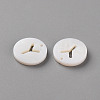 Natural Freshwater Shell Pendants SHEL-Q311-008Y-2