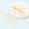 Brass Flat Head Pins LS-X-HP5.0cmCY-G-5