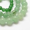 Natural Green Aventurine Round Beads Stretch Bracelets BJEW-G550-02-6mm-2