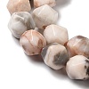 Natural Pink Agate Beads Strands G-Q169-E04-01-4