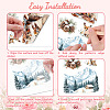 3 Sheets 3 Styles PVC Waterproof Decorative Stickers DIY-WH0404-335-5