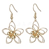 Brass Dangle Earrings EJEW-JE05953-1