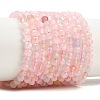 Natural Morganite Beads Strands G-O166-25-3mm-01-2