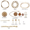 DIY Metal Earring Making Kits DIY-CJ0001-35-2