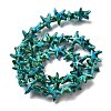 Synthetic Turquoise Dyed Beads Strands G-P507-04S-4