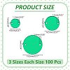 300Pcs 3 Styles Acrylic Mirror Sew on Rhinestones FIND-WR0012-08B-2