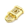 Rack Plating Brass Micro Pave Cubic Zirconia Charms KK-D359-05G-2