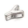 304 Stainless Steel Slide Charms STAS-B075-37P-Y-2